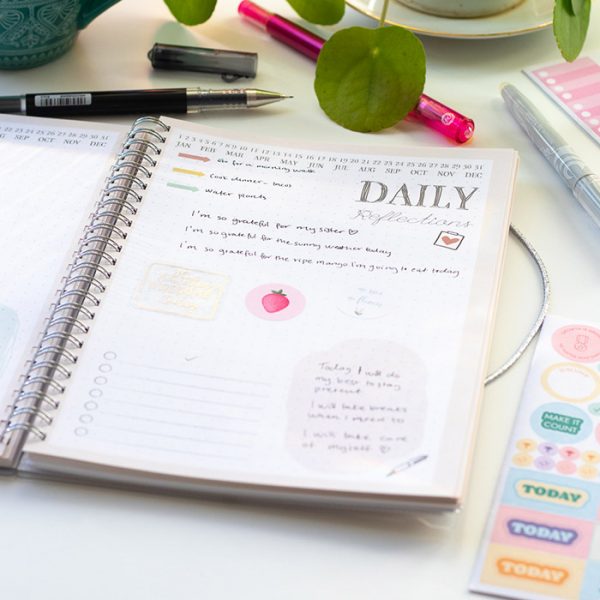 A5 Daily Reflections Notebook Layout
