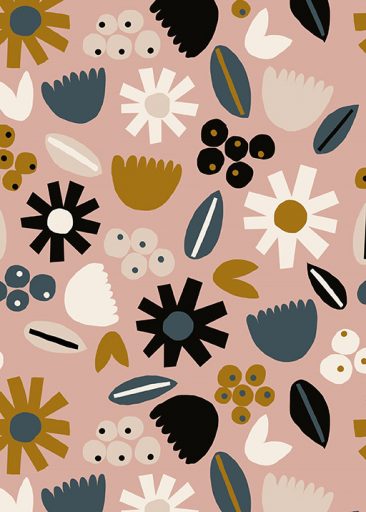 Pink Flowers av Jennifer Bouron