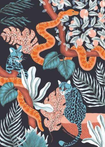 Jungle Cats av Frida Clerhage