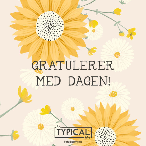 Gratulerer med dagen!