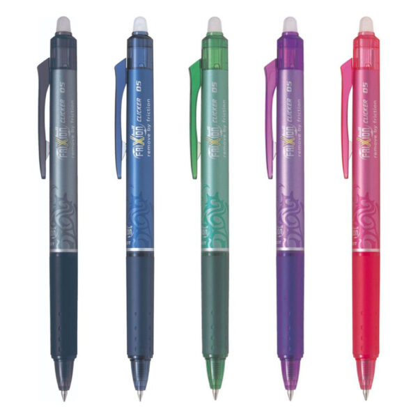 Pilot FriXion Clicker 0,5mm 5-pk