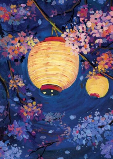 Midnight lantern av Zoe Art Garden