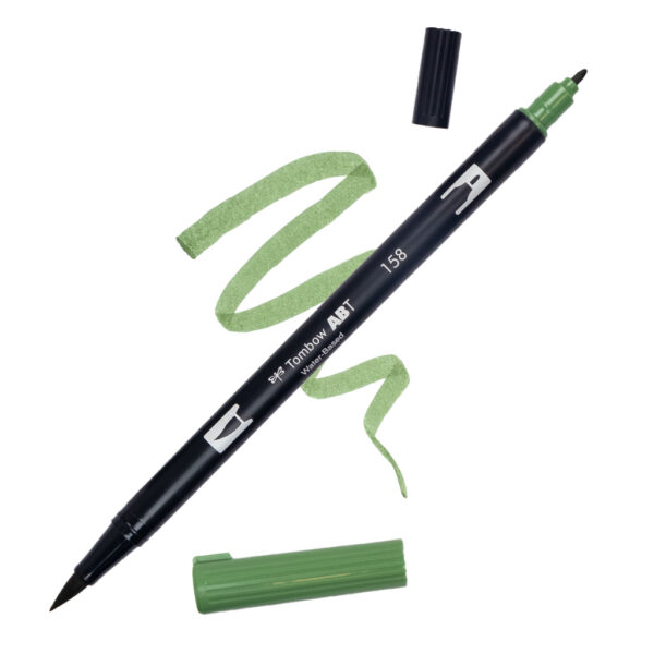 tombow 158 dark olive green